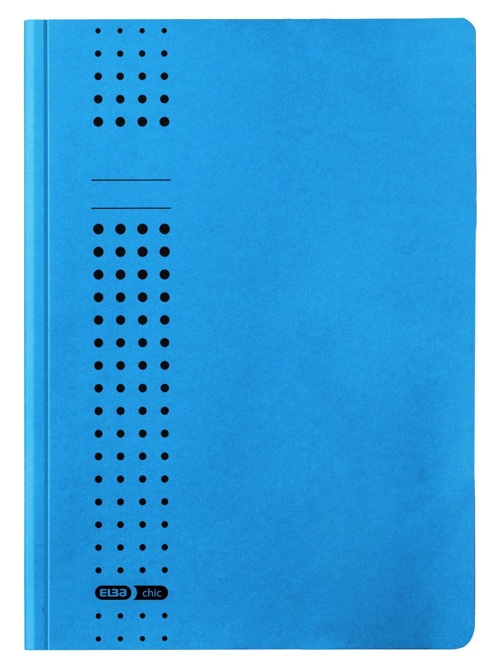 ELBA Sammel-Mappe chic, für A4, aus Karton, 3 Innenklappen, blau, 25er Pack blau Sammelmappe chic, b