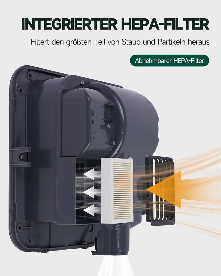 anydry Gewerblicher Händetrockner Edelstahl Heavy Duty mit HEPA-Filter | 8-10s Schnelles Trocknen, D