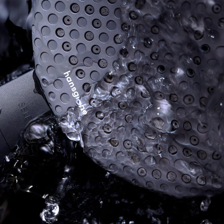 hansgrohe Raindance Alive Select S - Duschkopf, Handbrause mit 3 Strahlarten (inkl. PowderRain), run