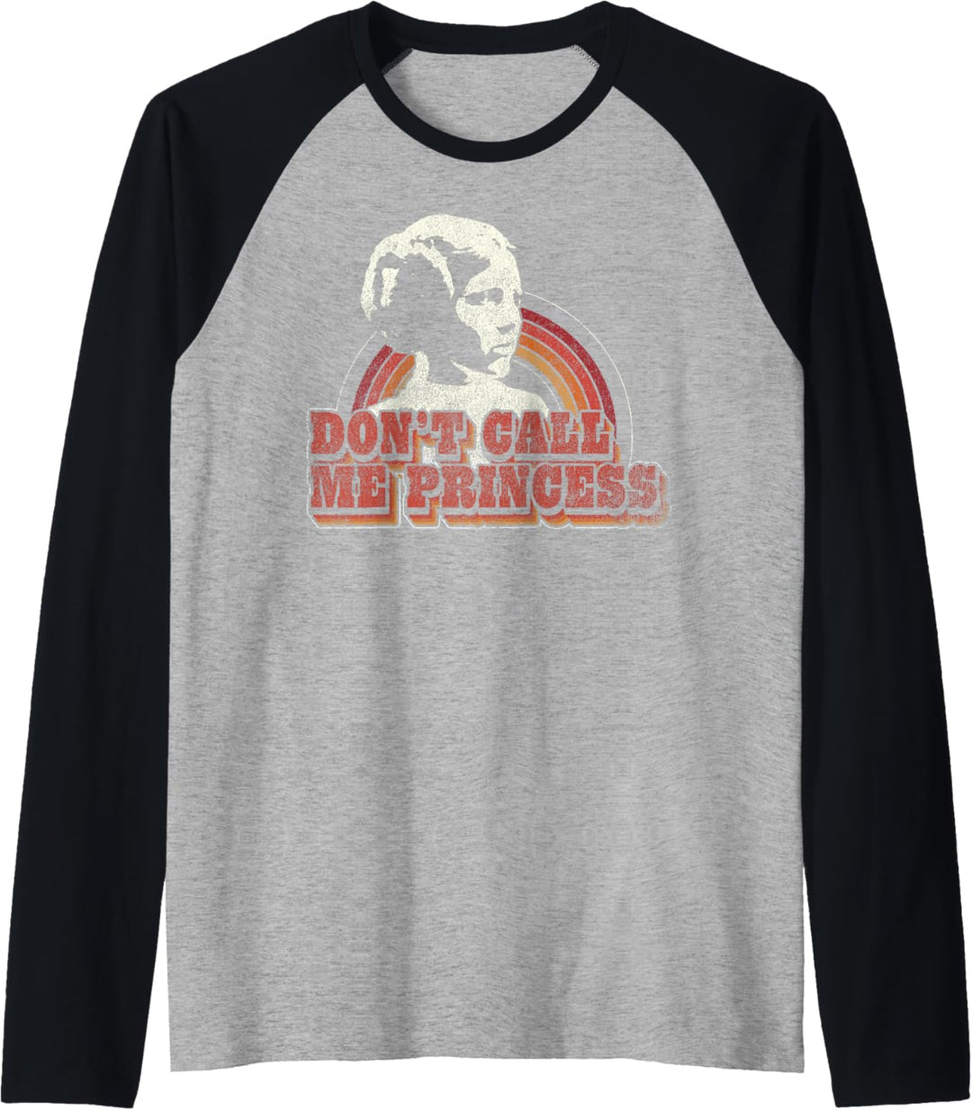 Star Wars Princess Leia Don't Call Me Princess Retro Lines Raglan