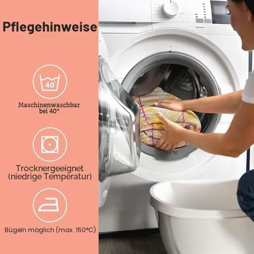 Sophie Bettwäsche-Set, Blumenmuster, Bestickt, Polyester-Baumwolle, cremefarben 35.9x25.5x2.9 cm Cre