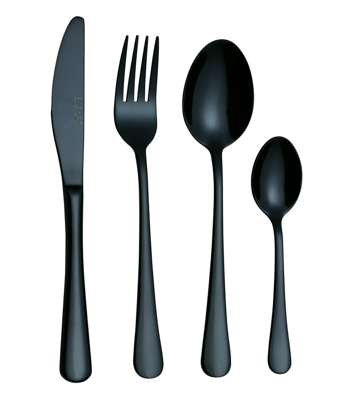 Exzact Premium 18/10 Edelstahl Besteck 16 PCS Set - 4 x Gabeln, 4 x Dinner Messer, 4 x Dinner Esslöf