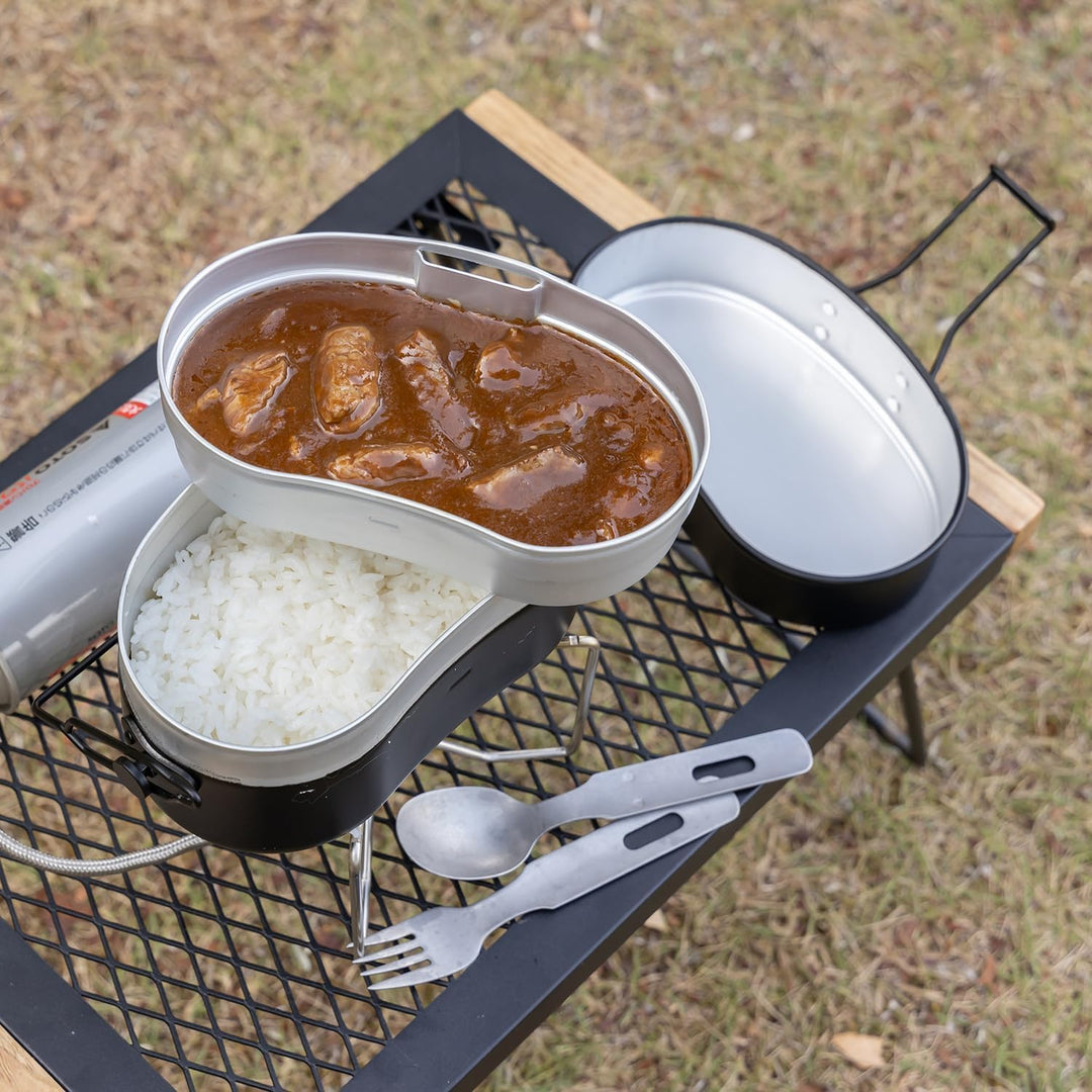 Camping Kochgeschirr Outdoor Camping Kochset Camping Topfset Outdoor Geschirr Lunchbox Bundeswehr Ko