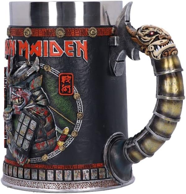 Nemesis Now Offizielles Lizenzprodukt von Iron Maiden Senjutsu, Grau, 15,5 cm