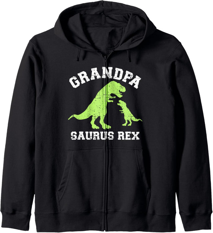 Opa Dinosaurier Rex Kapuzenjacke