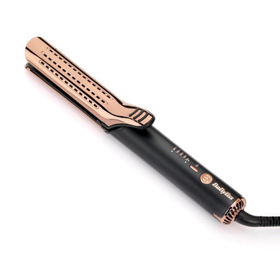 BaByliss Curl Styler Lustre, Innovativer Lockenstab mit integrierten Heizplatten und Kühlluft-Funkti