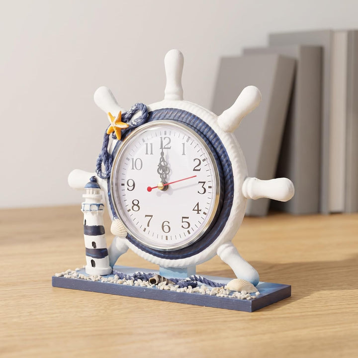 Garneck 1Stk Bürodekoration herrenuhren die Büroeinrichtung Leuchtturm-Ornament aus Harz dekorative
