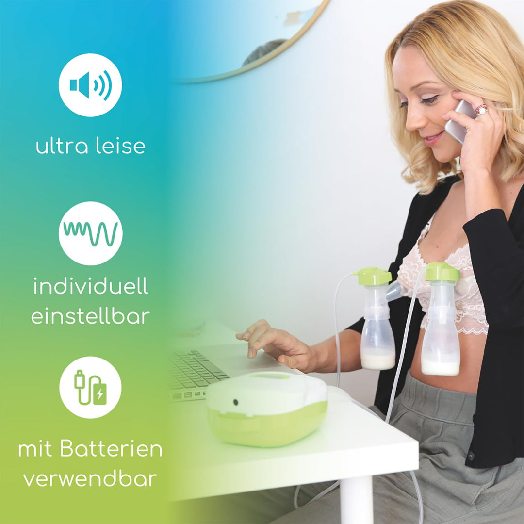 Ardo Calypso - elektrische Milchpumpe - flüsterleise, sanft, individuell einstellbar - Schweizer Qua