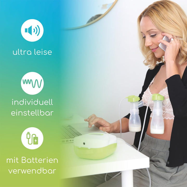 Ardo Calypso - elektrische Milchpumpe - flüsterleise, sanft, individuell einstellbar - Schweizer Qua