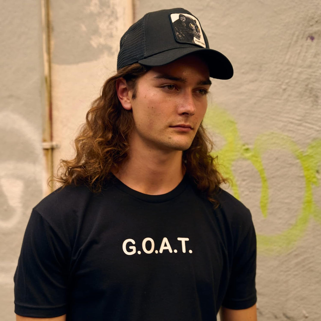 All American Men'Goorin Brothers-Hut 62 Trucker-Panther-White-#27184, 62 Trucker-Panther-White-#2718