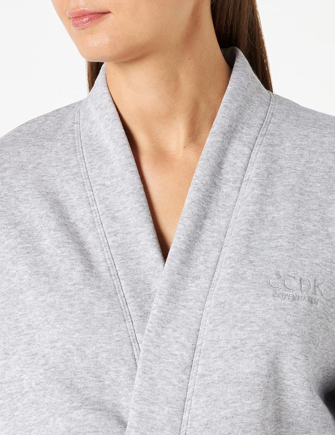 CCDK Copenhagen Damen Ccdk Kimono Grey Melange Nightgown S Grey Melange, S Grey Melange