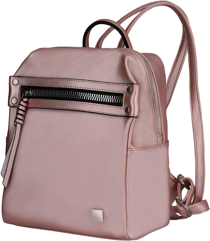 TITAN Spotlight Zip Backpack Metallic Pink, Metallic Pink