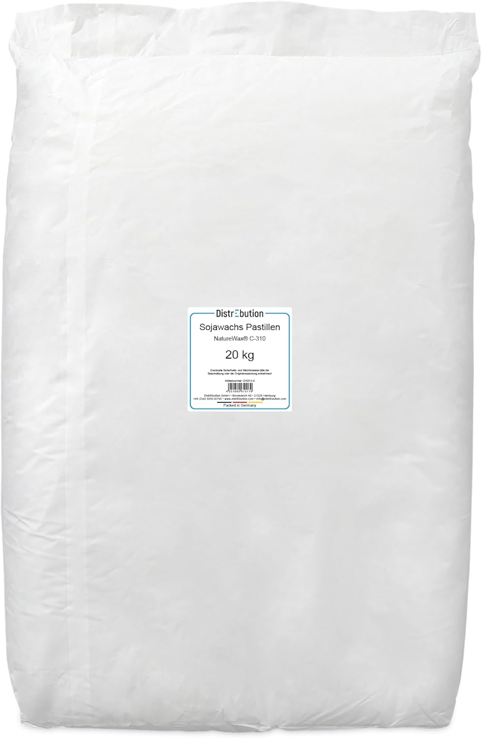 Sojawachs für Kerzen 20kg Pastillen NatureWax® C-310 Kerzen giessen Naturwachs