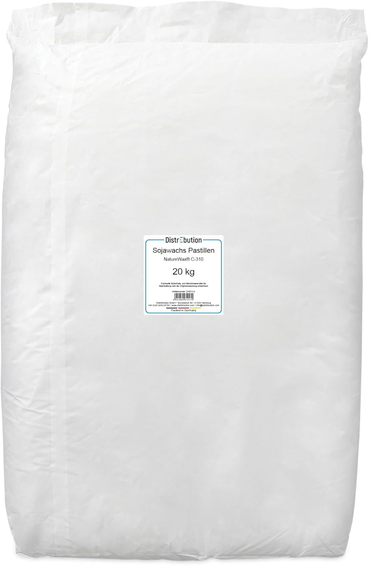 Sojawachs für Kerzen 20kg Pastillen NatureWax® C-310 Kerzen giessen Naturwachs
