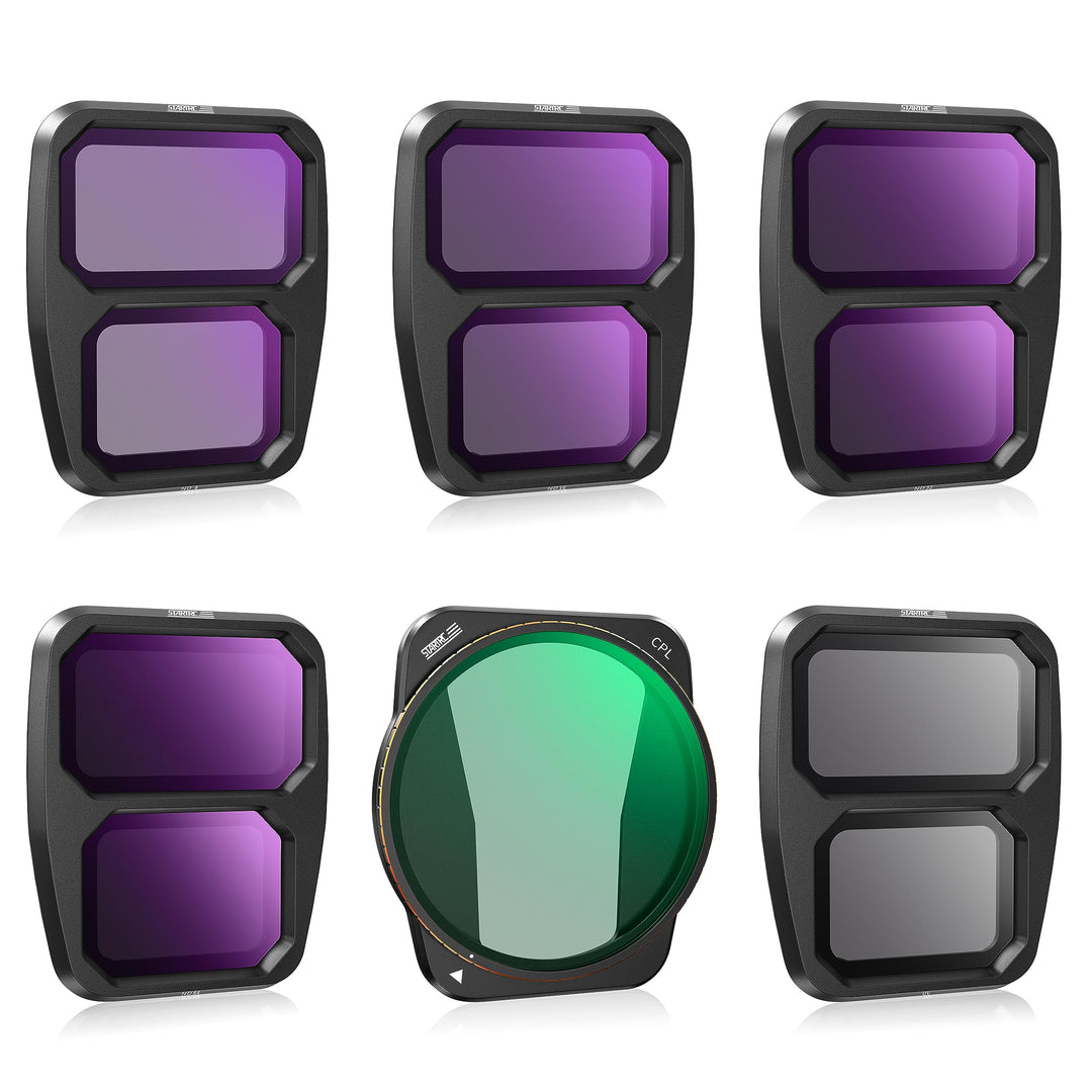 STARTRC Air 3 ND Filter, Polfilter Kamera Objektiv Filter Set kompatibel für DJI Air 3 Zubehör (UV C