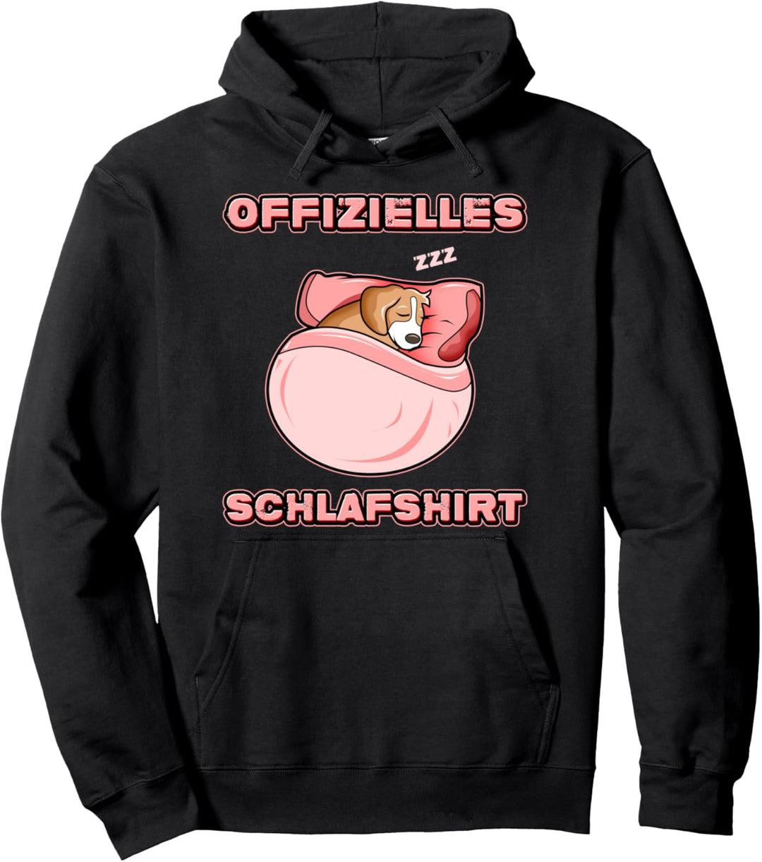 Offizielles Schlafshirt Hund Schlafanzug Hunde Pyjama Hunde Pullover Hoodie