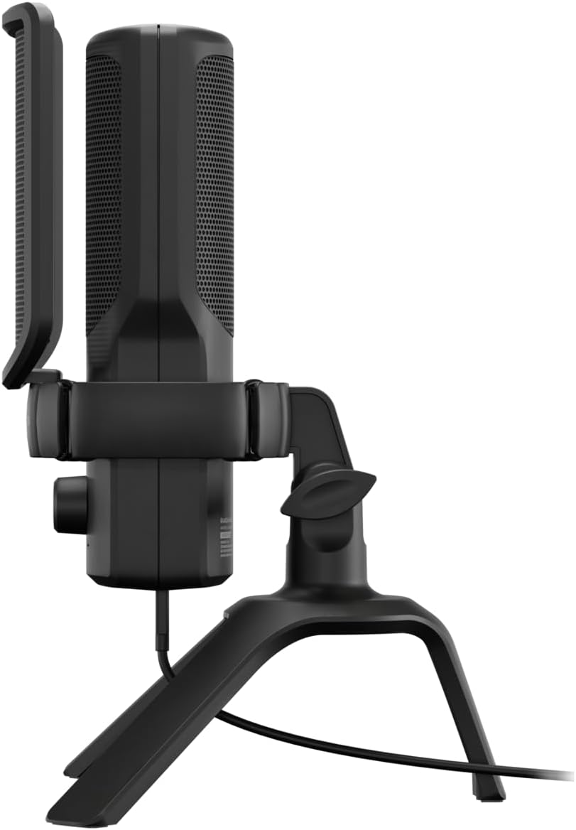 Genesis Radium 250 USB Gaming Mikrofon für PC, Kondensator Mikrofon mit Stativ, Popfilter, Mute, Gai