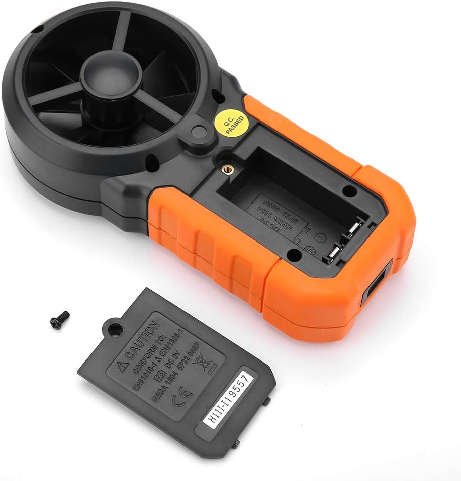 Digital Windmesser PM6252A Anemometer Luftvolumen Messanemometer mit LCD Display für Windsurf Drache
