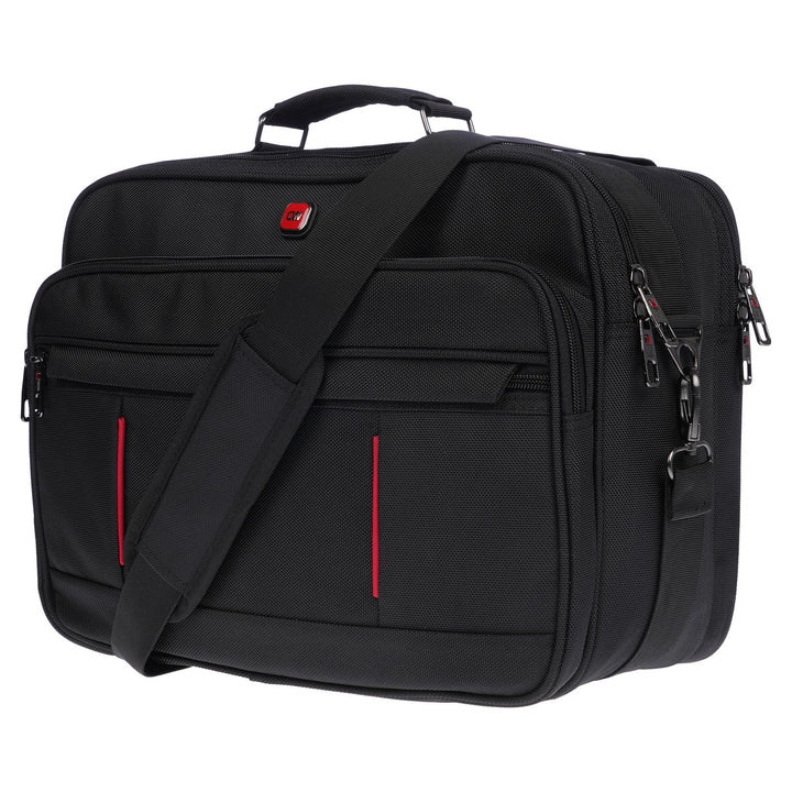 Christian Wippermann Hochwertige Flugbegleiter Arbeitstasche Herrentasche Bordcase Trolley XL Kreuz
