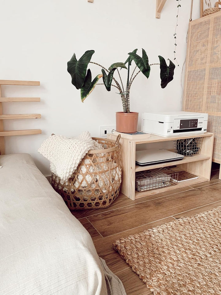 ASTIGARRAGA KIT LINE Dinamic Rechteckiges modulares Regal mit Ablage, Kiefernholz, 36,2 x 70,8 x 33