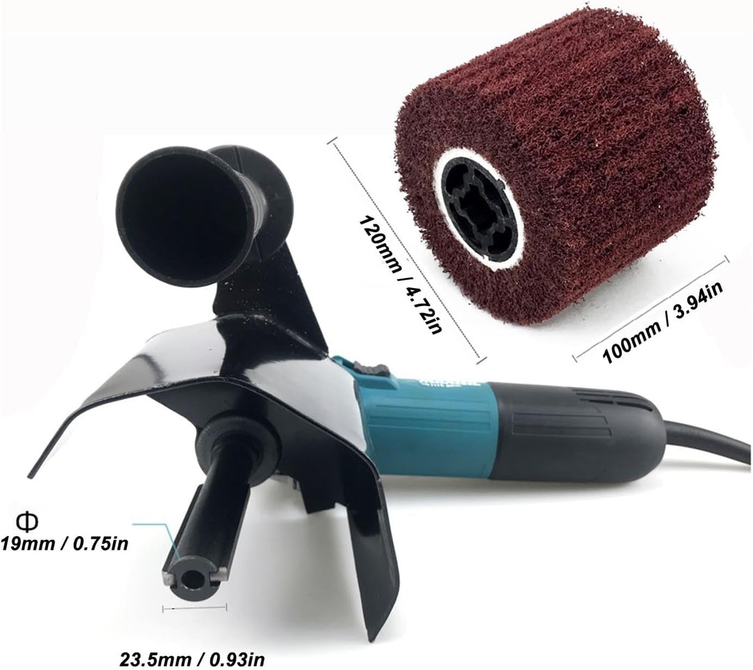 Polierpoliermaschine und Aufsatz für Winkelschleifer, M10-Winkelschleifer-Zubehör, Polierscheiben-Ze