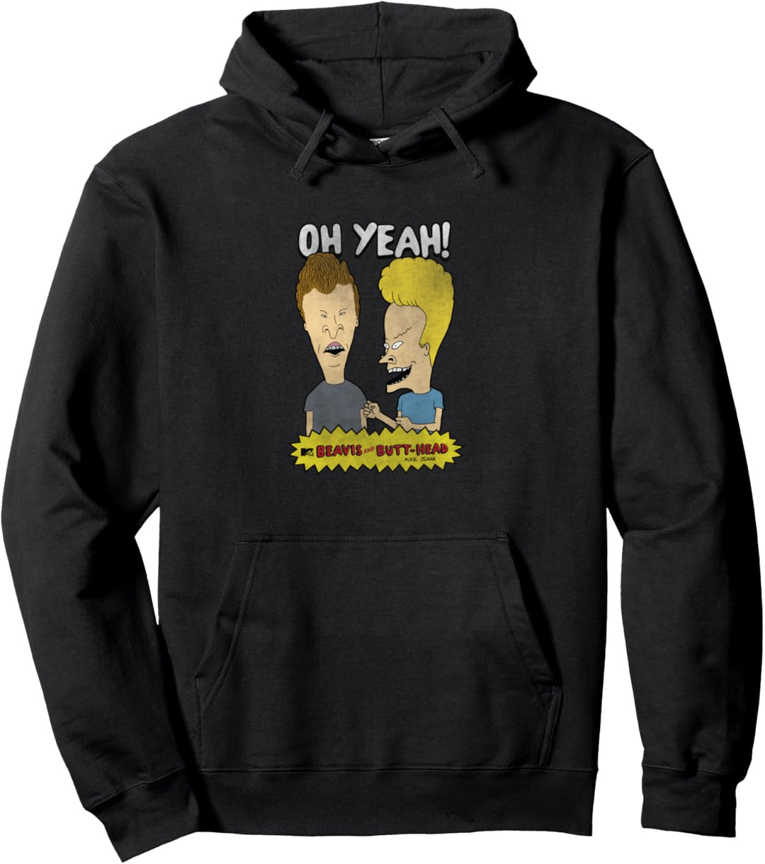 Beavis and Butt-Head Oh Yeah! Portrait Pullover Hoodie