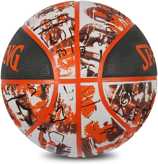 Spalding Graffiti Rubber Basketball (Orange), 7