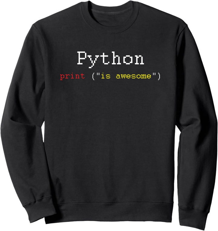 Python Drucken Coder HTML Kodierung Programmierer Geschenk Sweatshirt
