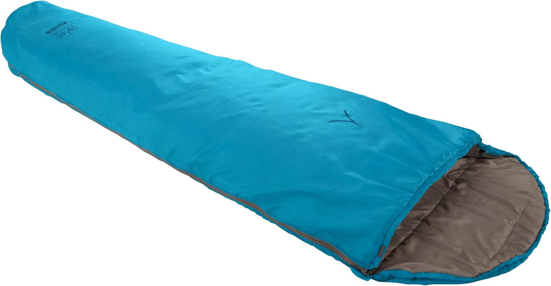 GRAND CANYON Schlafsack Whistler 190 Mumien-Schlafsack – Ultraleichter Sommerschlafsack mit Rundum-R