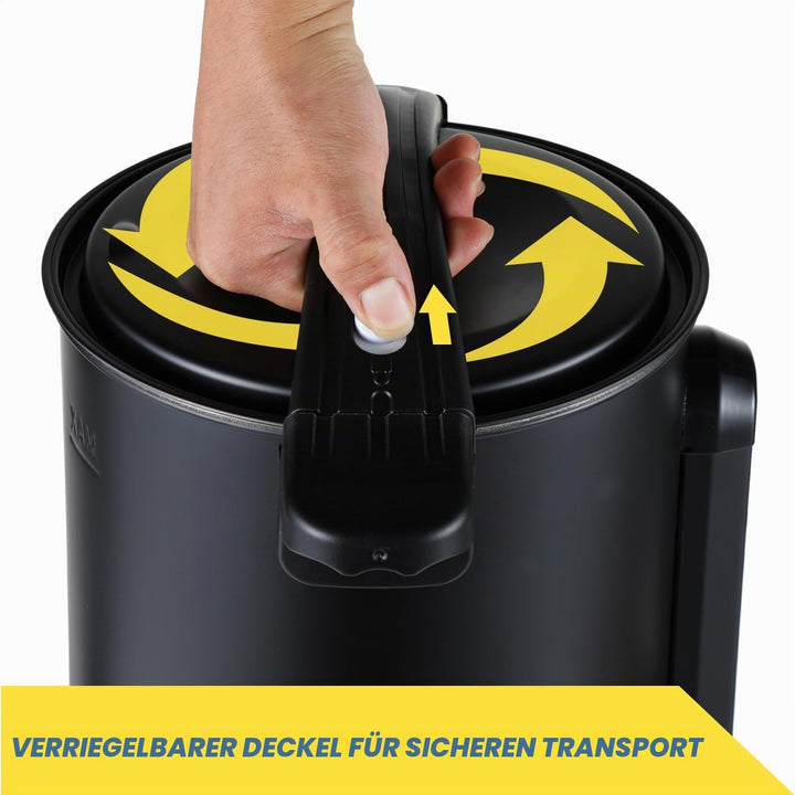 Glühweinkocher 10L, 1800W Glühweinkocher mit Thermostat,Heissgetränkeautomat Edelstahl,Einstellbare