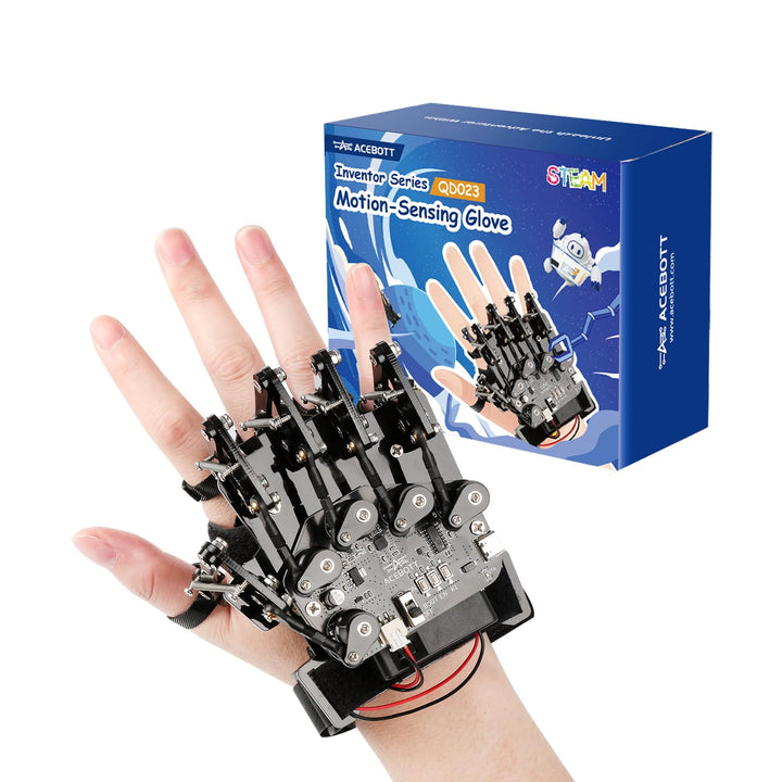 ESP32 Wireless Motion-Sensing Glove Supports Arduino, ACECode & Python，DIY Robotic Mechanical Hand S