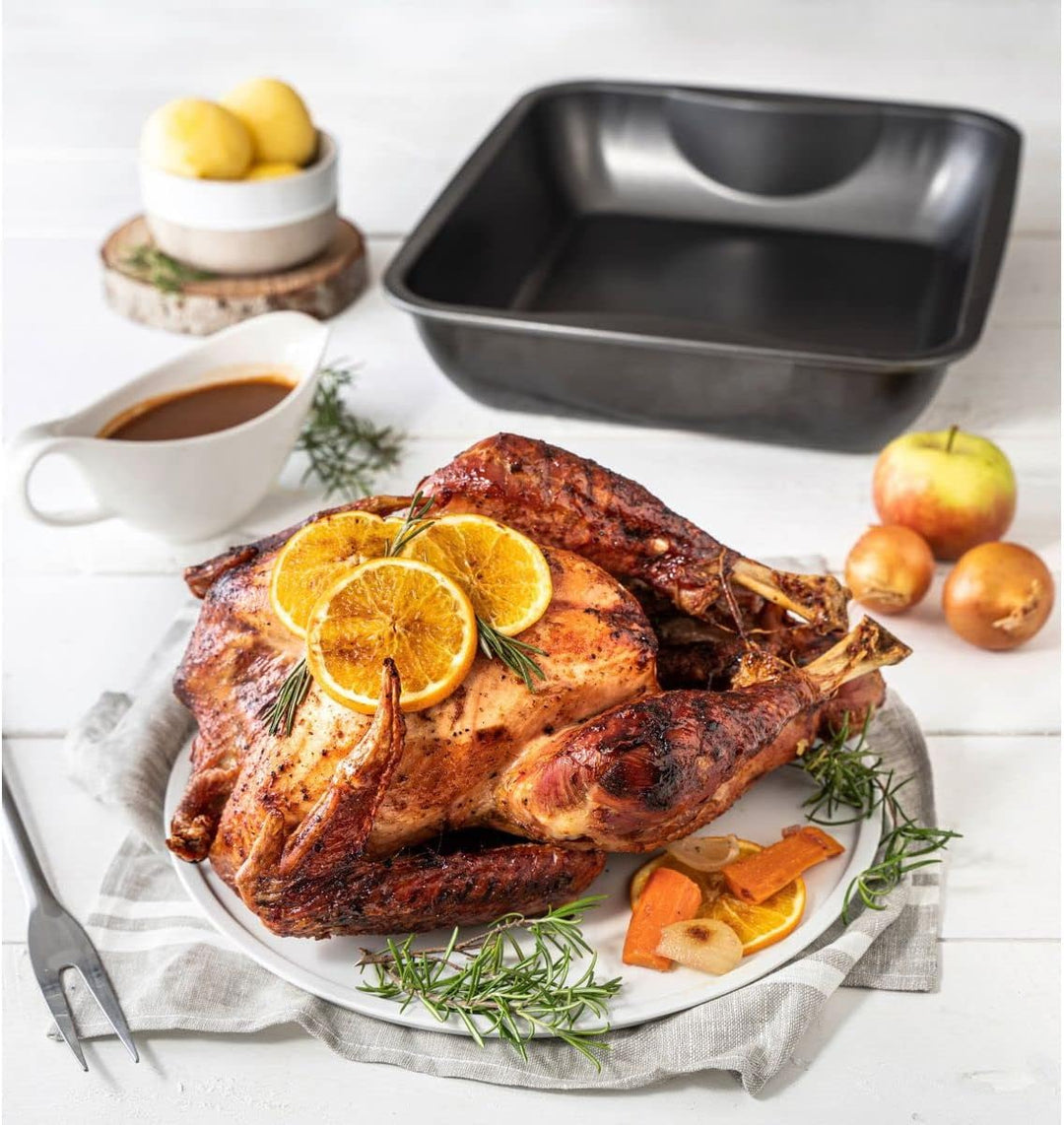 Zenker XXL-Brat- und Auslaufform (40 x 8 x 34 cm) SPECIAL COOKING, rechteckige Ofenform mit Antihaft