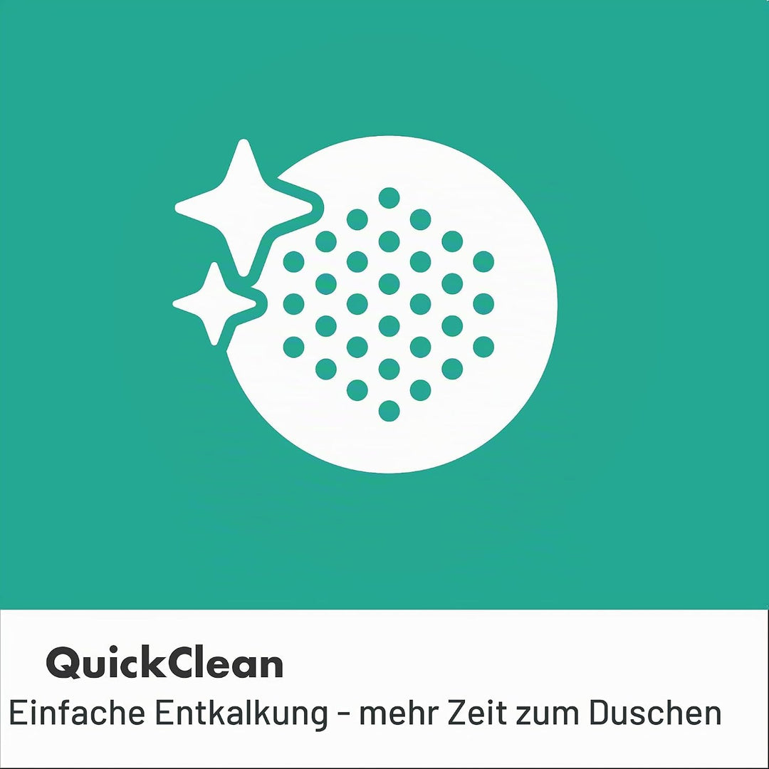 hansgrohe Raindance Select S - wassersparender Duschkopf 5,7 l/min (EcoSmart+), Handbrause mit 3 Str