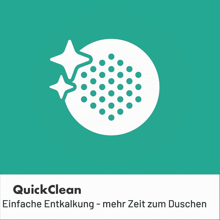 hansgrohe Raindance Select S - wassersparender Duschkopf 5,7 l/min (EcoSmart+), Handbrause mit 3 Str