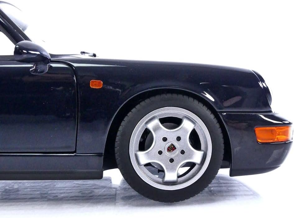 Norev kompatibel mit Porsche 911 (964) Carrera 4 Targa 1991 dunkelblau metallic Modellauto 1:18