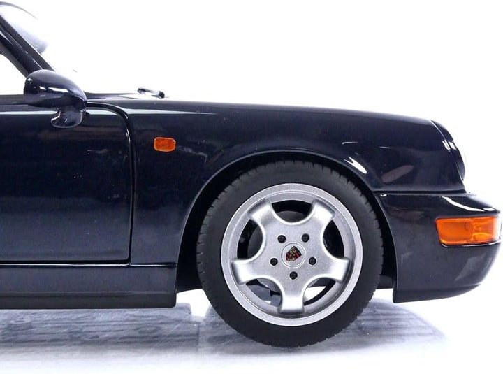 Norev kompatibel mit Porsche 911 (964) Carrera 4 Targa 1991 dunkelblau metallic Modellauto 1:18