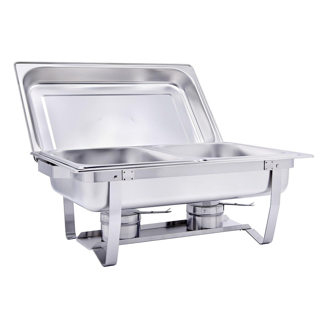 GN-Chafing Dish Speisewärmer Komplettset 1/2 inkl. Gestell mit Tragegriffen und Deckelhalterung, Was