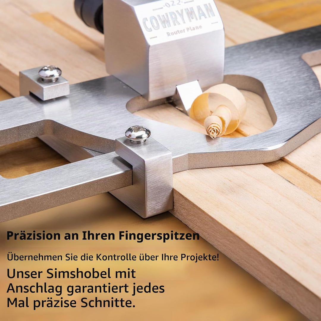 Cowryman Router Hobel Handheld Holzbearbeitung Werkzeug R022 Hobel