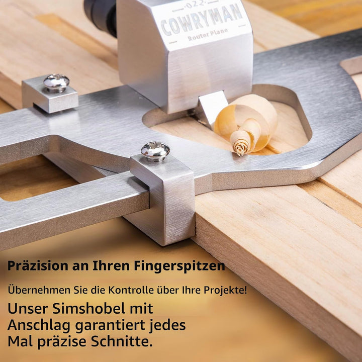Cowryman Router Hobel Handheld Holzbearbeitung Werkzeug R022 Hobel