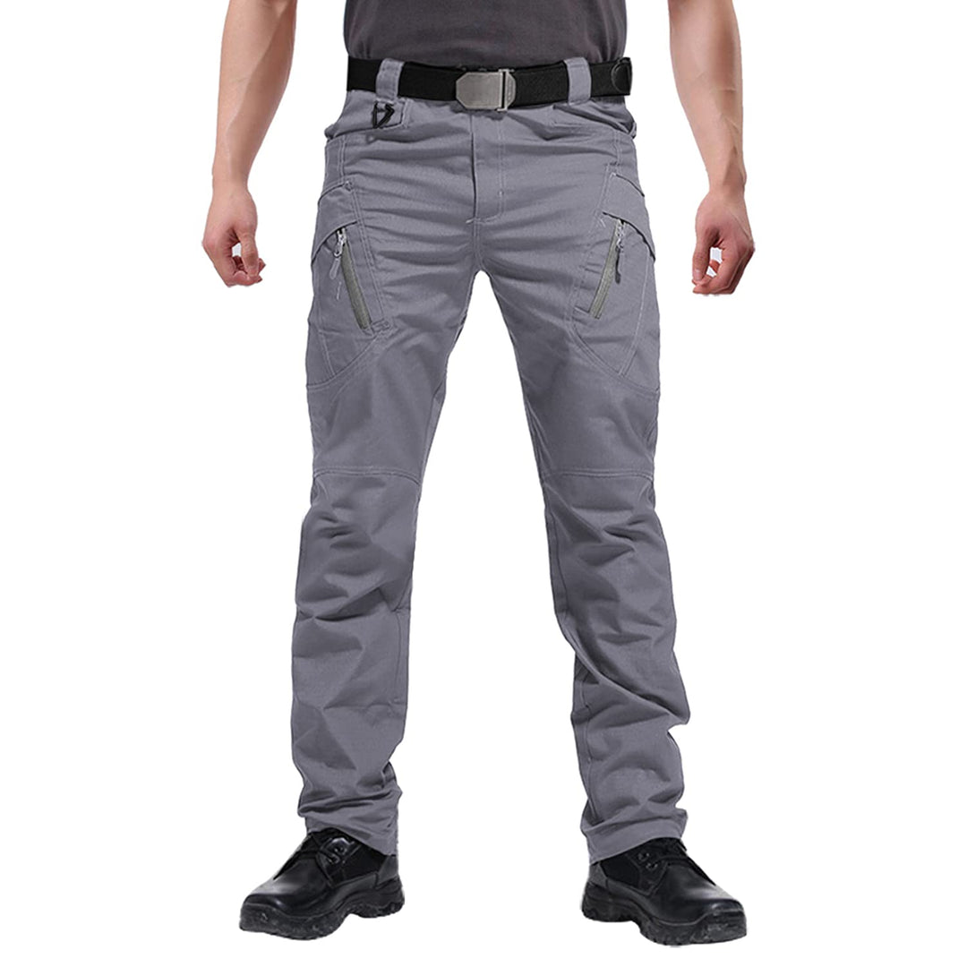 FEDTOSING Cargohose Herren Vintage Militär Tactical Hosen mit Stretch Arbeitshose Outdoor Viele Tasc