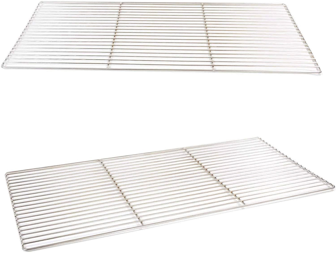 Edelstahl Grillrost 80 x 40 cm Elektropoliert