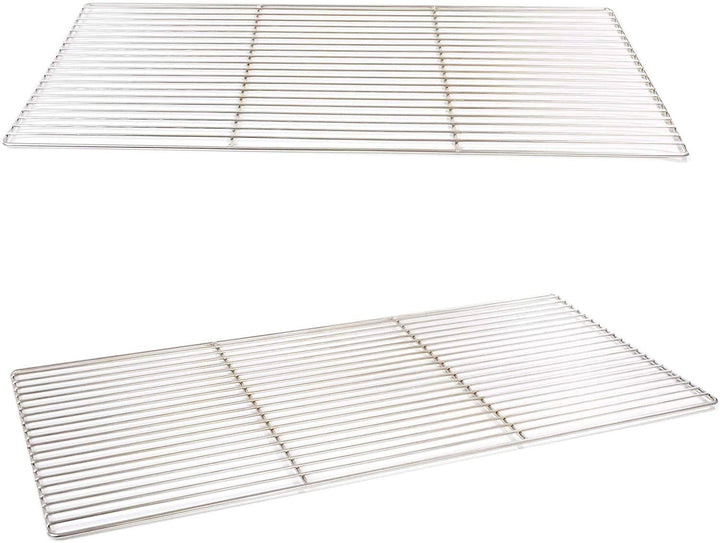 Edelstahl Grillrost 80 x 40 cm Elektropoliert