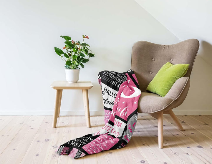 15. Geburtstag Geschenke für Mädchen, Geschenkideen für 15-Jährige Tochter Schwester, Decke 150x130C