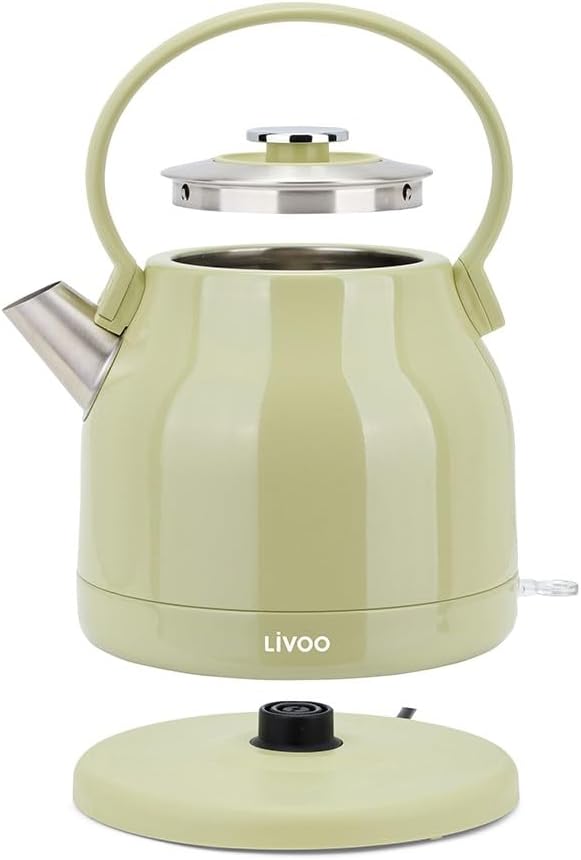Wasserkocher 1,5 l 2200 W grün/grau - DOD202M - livoo Matcha., Matcha.