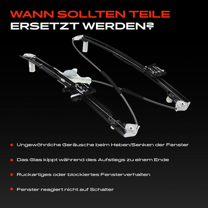 Frankberg Fensterheber Ohne Motor Hinten Rechts Kompatibel mit R-a-n-g-e R-o-v-e-r Sport L494 2.0L 3