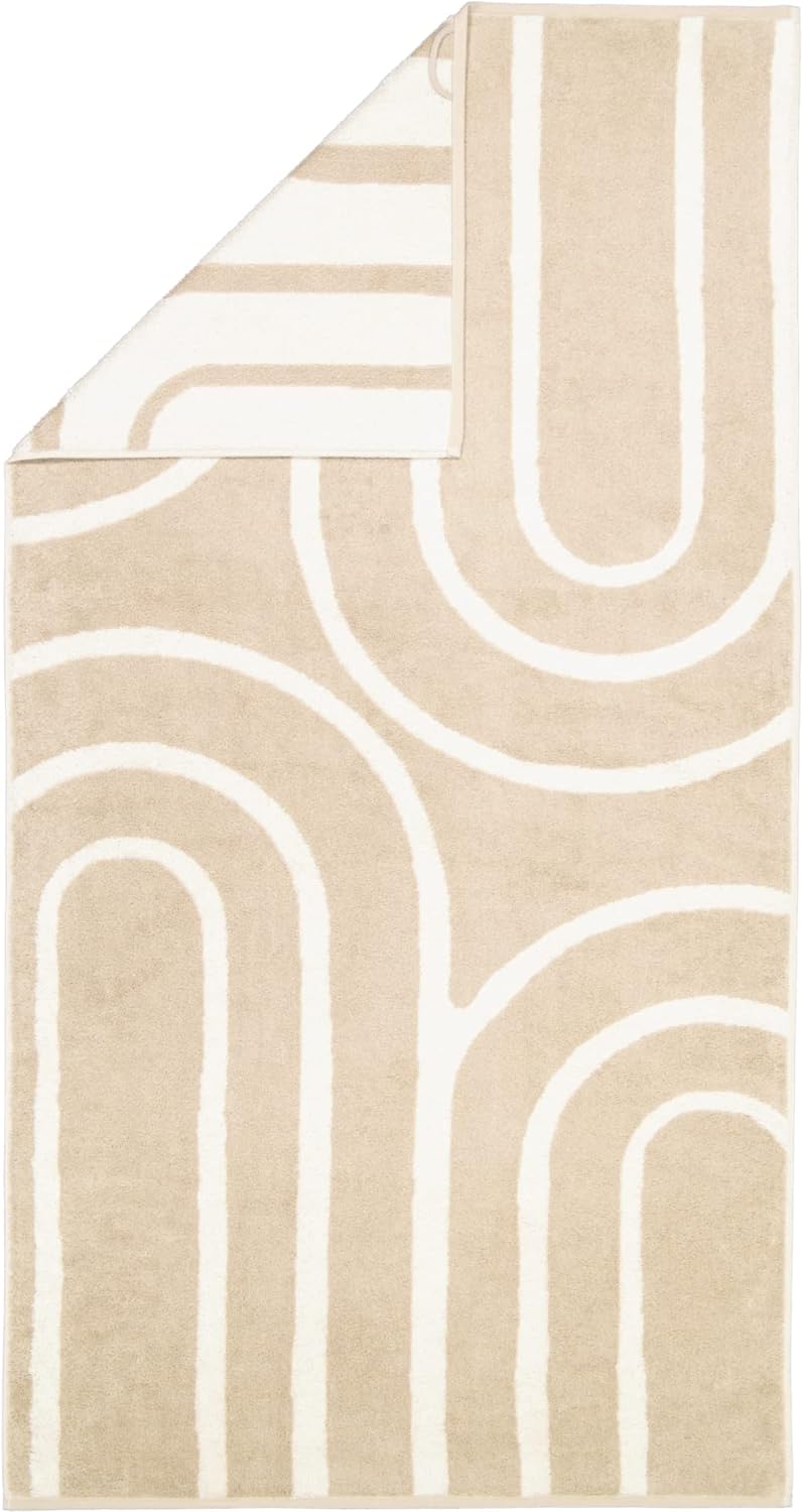 CAWÖ Home Handtücher Gallery Circle 6211 Natur - 33 Duschtuch 70x140 cm, Duschtuch 70x140 cm