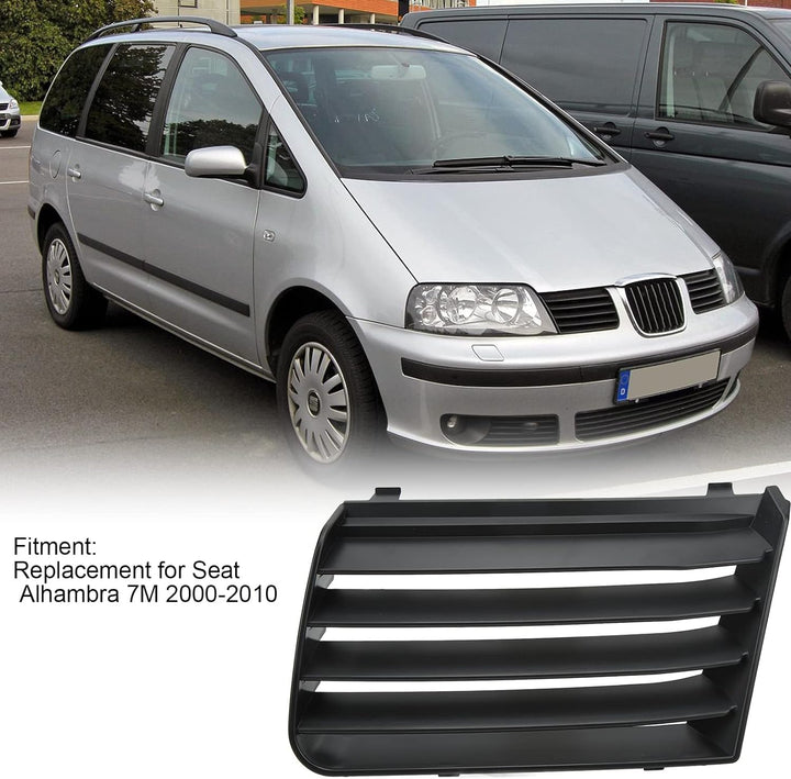 Vorderer Stossstangengrill, Yctze 7M7 853 653 01C Linker Oberer Grill Ersatz für Seat Alhambra 7M 20