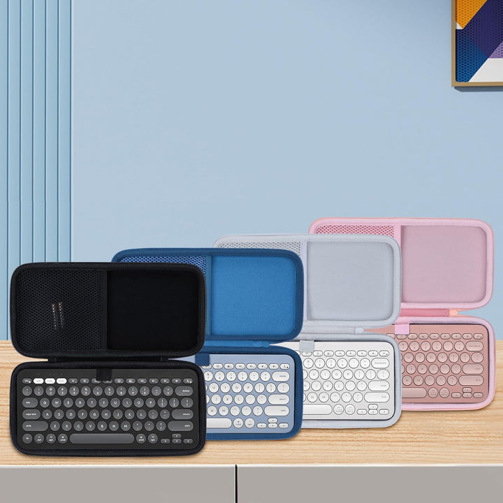 Hart Reise Schutz Hülle Etui Tasche für Logitech Pebble Keys 2 K380s K380 Multi-Device -Tastatur (We