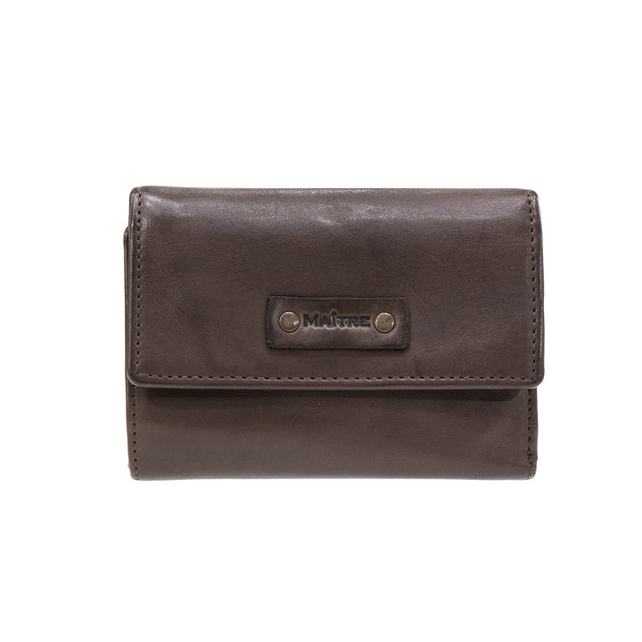 Maitre steinbach doris purse mh12f 14X10 Dunkelbraun, 14X10 Dunkelbraun
