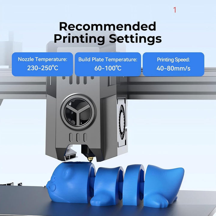 Creality PETG Filament 1,75mm, CR-PETG 3D Drucker Filament, hochwertiges 3D-Druckerfilament mit hohe